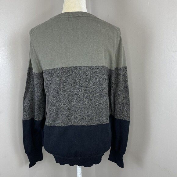 H&M Women Size M Color Block Cotton Pullover Sweater Medium - Picture 3 of 12